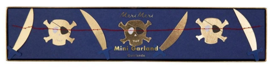 meri meri pirate mini garland