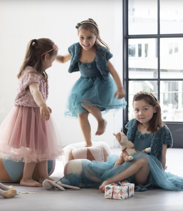 maileg ballerina dress - petrol (2-3 jr)