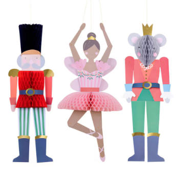 meri meri nutcracker ballet hanging decorations, xl | Kinderfeestwinkel | Speelgoedwinkel | Feestwinkel | Kinderwinkel | Amst