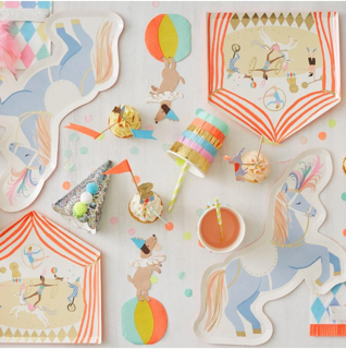 meri meri circus fringe party cups (8 st)