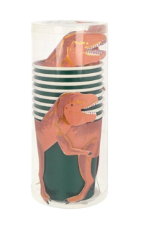 meri meri t-rex party cups (8 st)