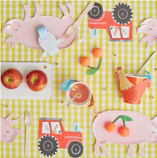 meri meri tractor napkins (8 st)