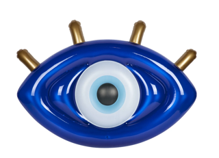 luxe lie-on float - greek eye