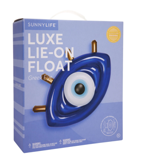 luxe lie-on float - greek eye