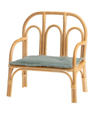 maileg bench rattan, medium