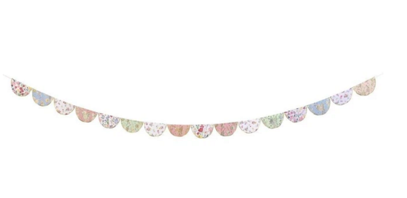 meri meri english garden scallop garland