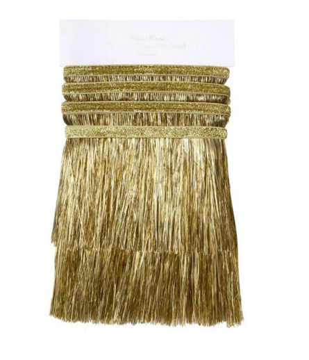 meri meri gold tinsel garland