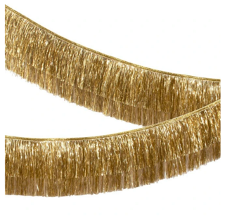 meri meri gold tinsel garland