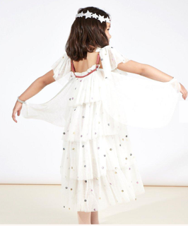 meri meri sequin tulle angel costume (3-4 jr)