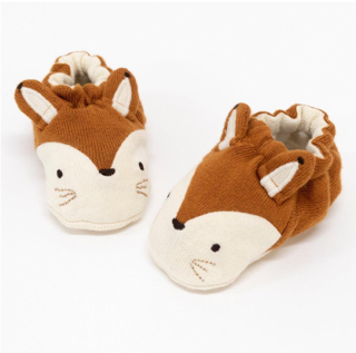 meri meri fox bonnet & booties set