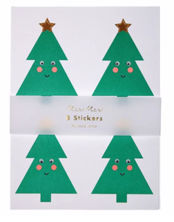 meri meri christmas trees stickers