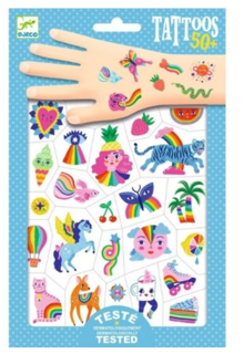 djeco tattoos - regenboog | Kinderfeestwinkel | Speelgoedwinkel | Feestwinkel | Kinderwinkel | Amsterdam
