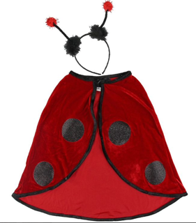 little ladybug toddler cape (2-3 jr)