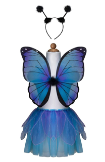 midnight butterfly skirt & wings - blue (4-6 jr) | Kinderfeestwinkel | Speelgoedwinkel | Feestwinkel | Kinderwinkel | Amsterd