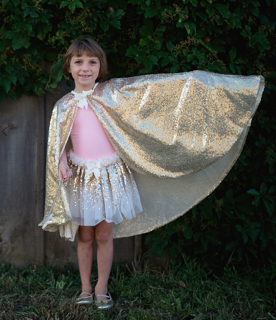 precious sequins cape - gold