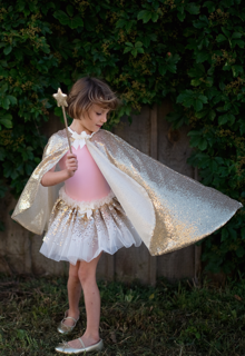 precious sequins cape - gold