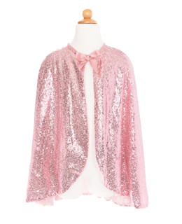 precious sequins cape - pink
