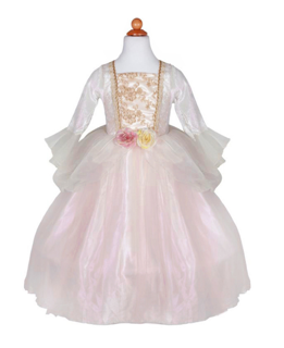 princess dress - goud/roze (5-6 jr) | Kinderfeestwinkel | Speelgoedwinkel | Feestwinkel | Kinderwinkel | Amsterdam