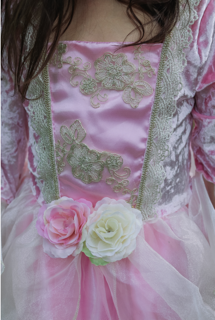 princess dress - pink rose (3-4 jr)