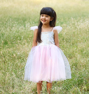 sequins princess dress (5-6 jr)