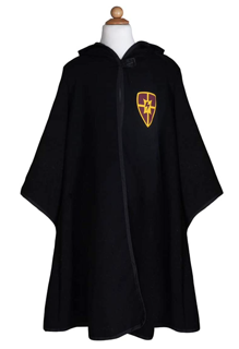 wizard cloak with glasses - black (7-8 jr) | Kinderfeestwinkel | Speelgoedwinkel | Feestwinkel | Kinderwinkel | Amsterdam