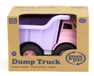 pink dump truck - green toys