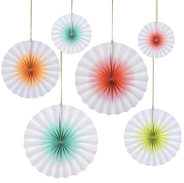 meri meri neon ombre pinwheels