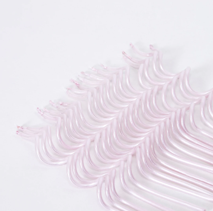 meri meri pink swirly candles