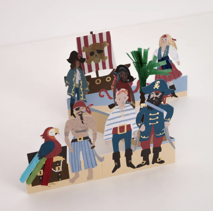meri meri pirate concertina card | Kinderfeestwinkel | Speelgoedwinkel | Feestwinkel | Kinderwinkel | Amsterdam