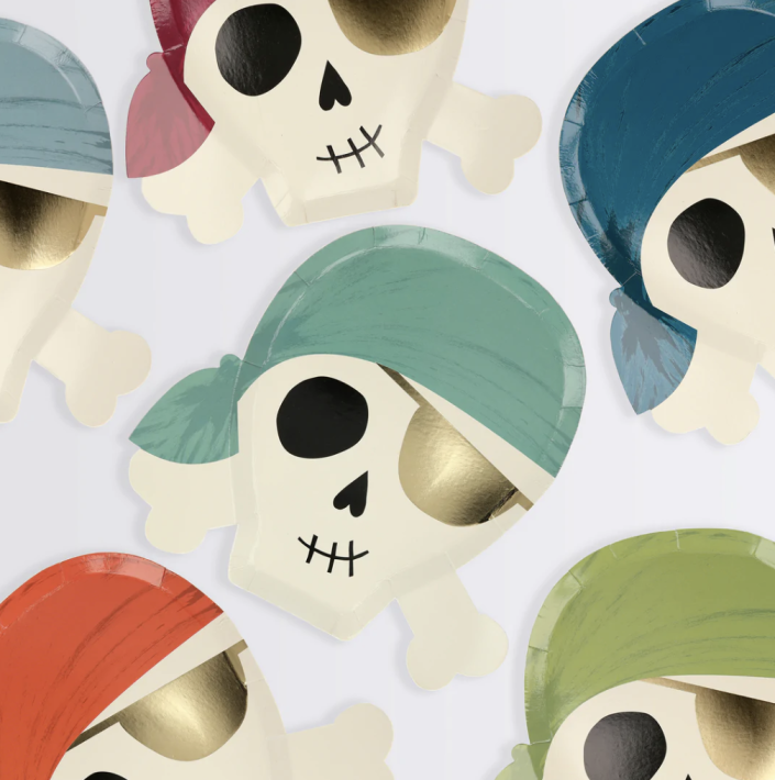 meri meri pirates plates