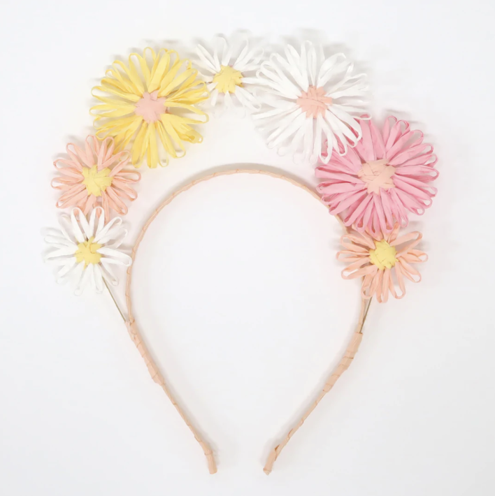meri meri raffia flower headband