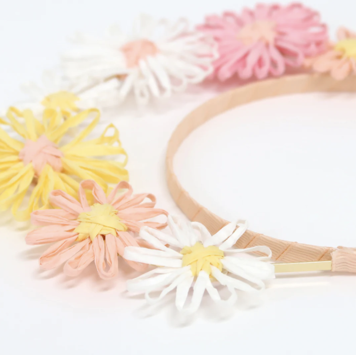 meri meri raffia flower headband