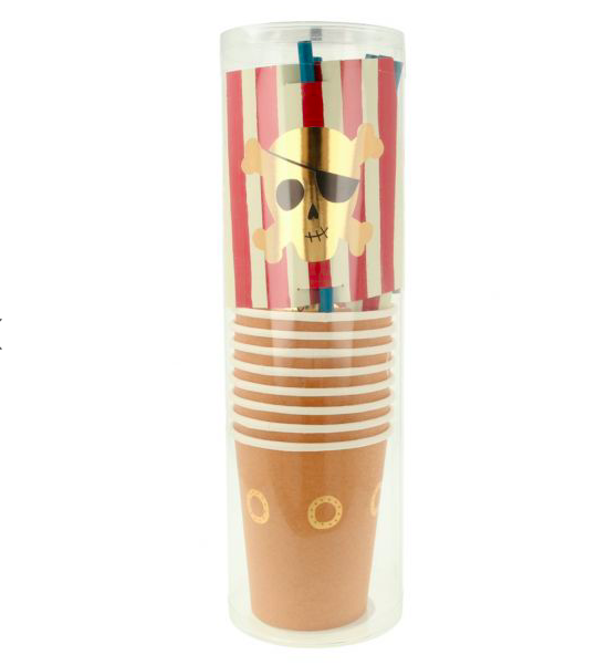 meri meri pirates bounty cups