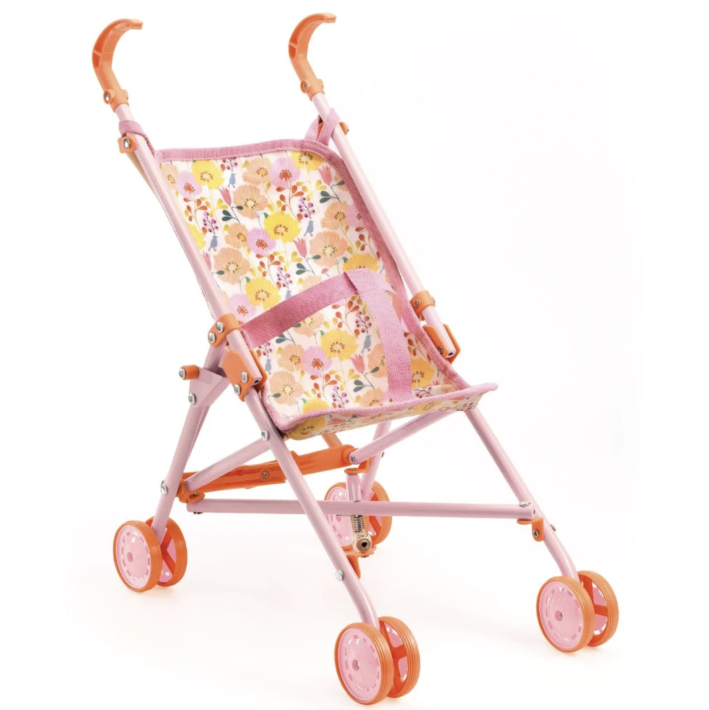 djeco poppenbuggy - bloemen | Kinderfeestwinkel | Speelgoedwinkel | Feestwinkel | Kinderwinkel | Amsterdam