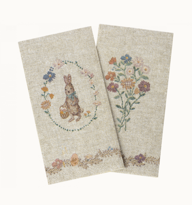 maileg napkin, easter bunny