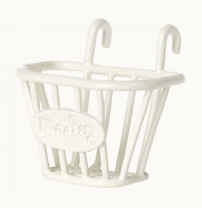 maileg tricycle basket, mouse