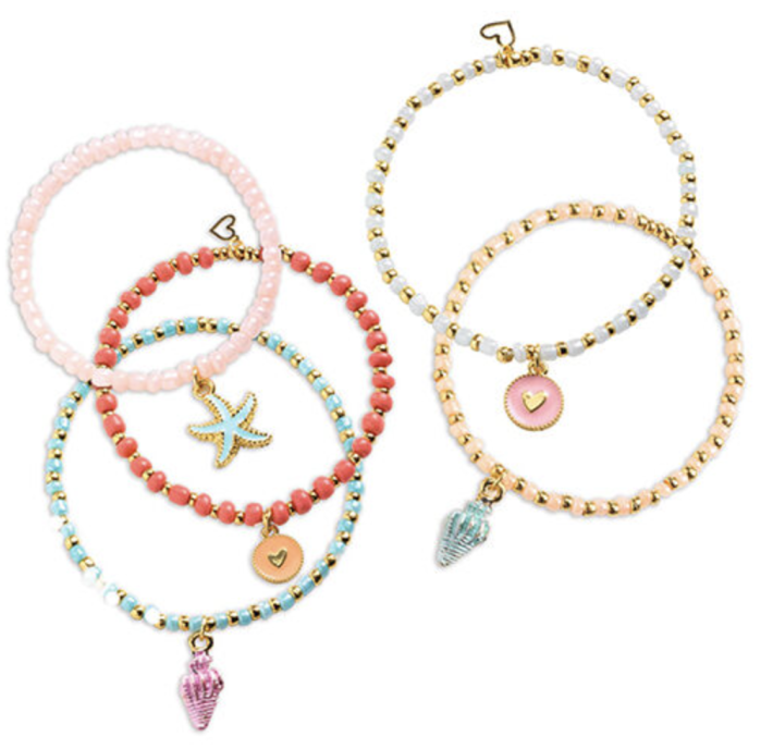 djeco diy bracelet set - sea multi-wrap
