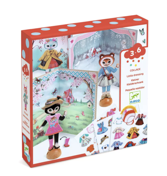 djeco collages - little wardrobe | Kinderfeestwinkel | Speelgoedwinkel | Feestwinkel | Kinderwinkel | Amsterdam