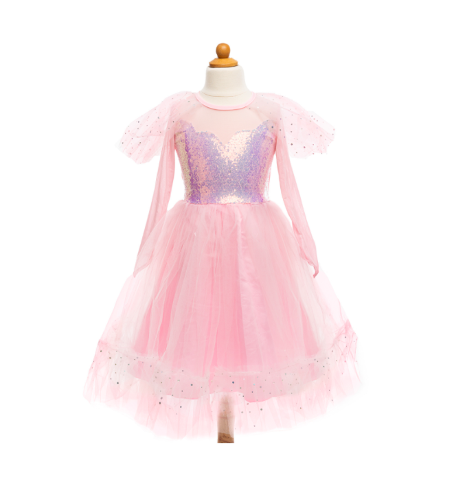 elegant in pink dress - roze (3-4 jr)