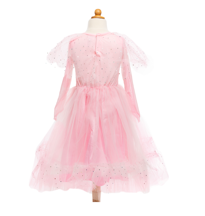 elegant in pink dress (7-8 yrs)