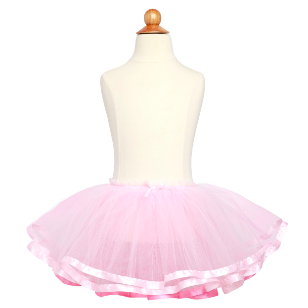 elegant ribbon tutu - pink (4-6 yrs)