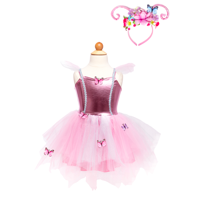 woodland butterfly dress & headpiece (5-6 jr)