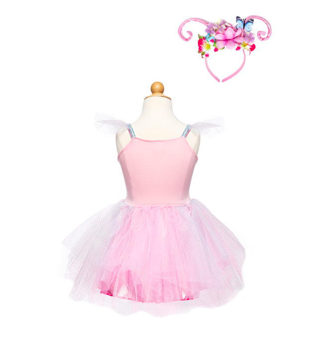 woodland butterfly dress & headpiece (5-6 jr)