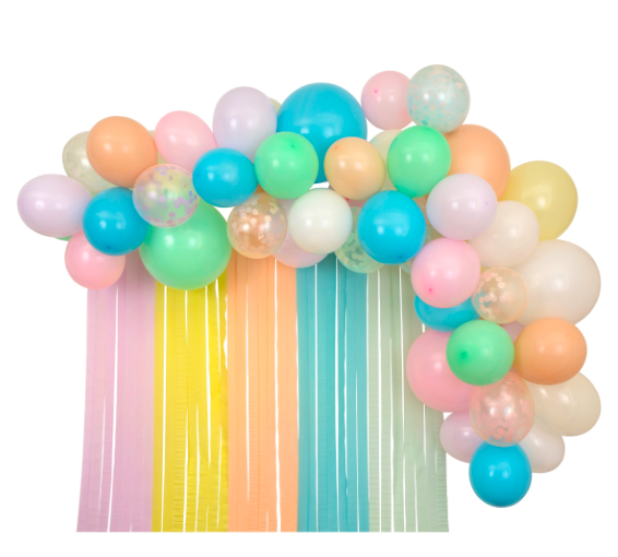 meri meri pastel balloon garland kit