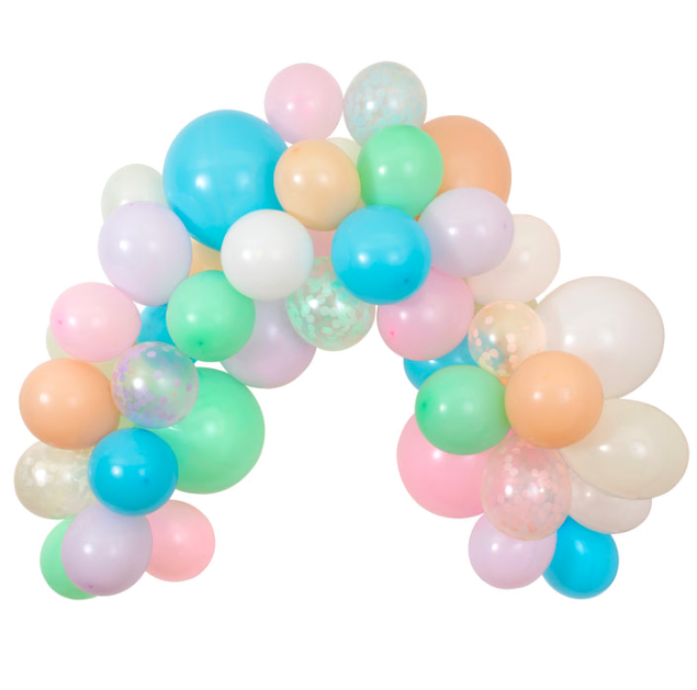 meri meri pastel balloon garland kit