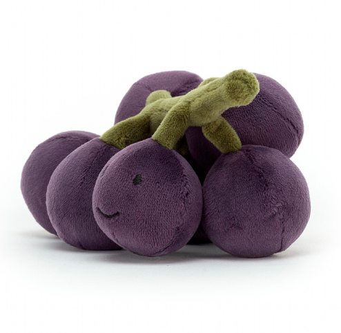 jellycat soft toy fabulous fruit grapes
