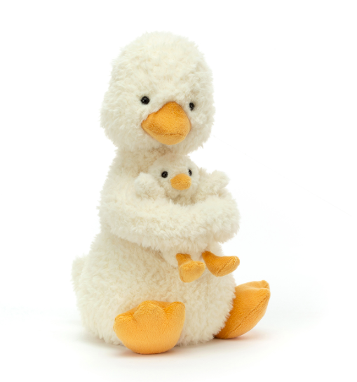 jellycat knuffel huddles duck 
