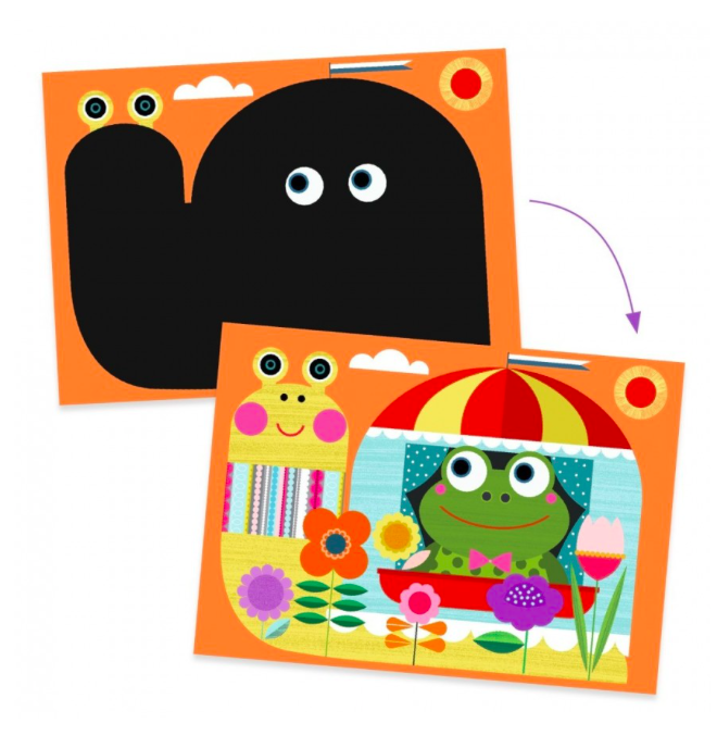djeco scratch boards for little ones - animals