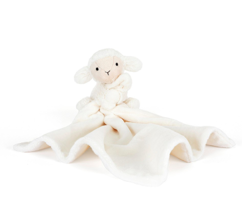 jellycat knuffel bashful lamb soother