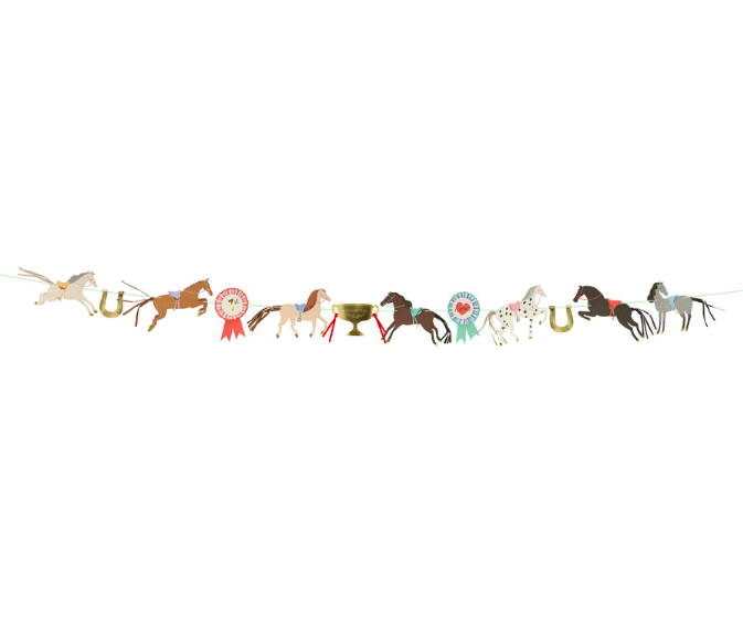 meri meri horse garland